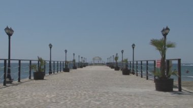 Pier deniz gün zaman görüntülerini