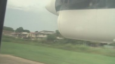 Uçak uçuş Paramaribo üzerinde