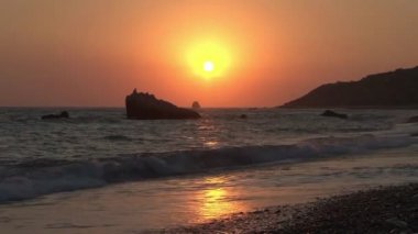 Kıbrıs deniz günbatımı