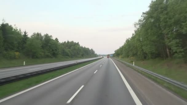 Conducción de camiones en Dinamarca — Vídeos de Stock