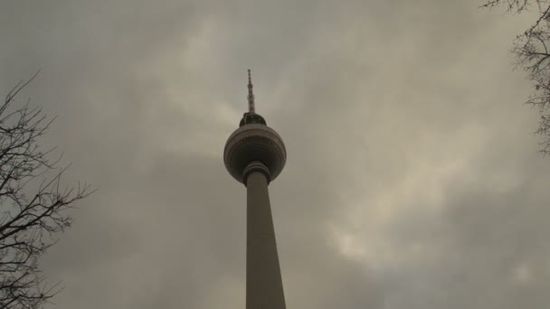 Torre de TV de Berlim — Vídeo de Stock