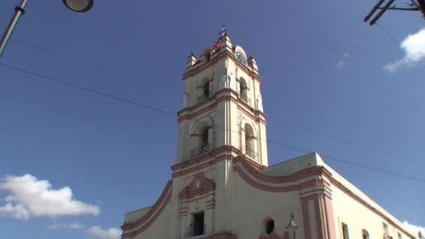Widok kościoła La Merced — Wideo stockowe