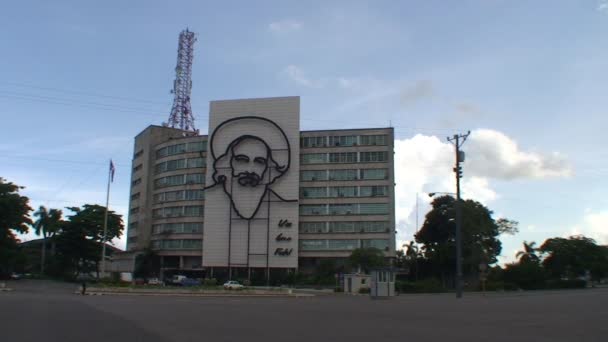 Vista de la Plaza de la Revolución — Vídeo de stock