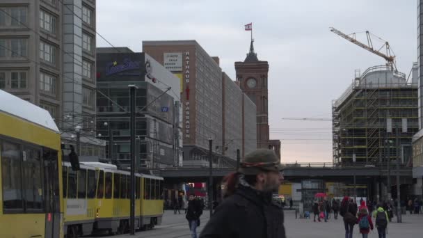 Potsdamer Platz traffic — Stockvideo