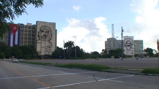 Вид на площадь Plaza de la Refeccion — стоковое видео