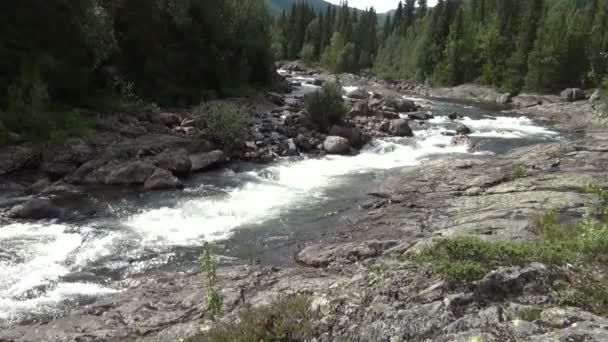 Incrível Hemsedal, cachoeira . — Vídeo de Stock
