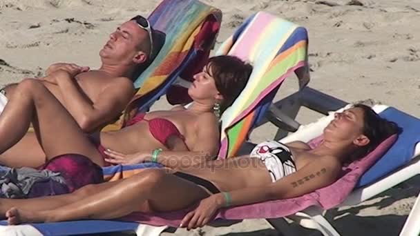 Vacaciones en la playa de Varadero — Vídeos de Stock
