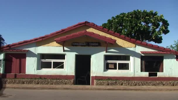 Horsecar passando da Trinidad Street — Video Stock