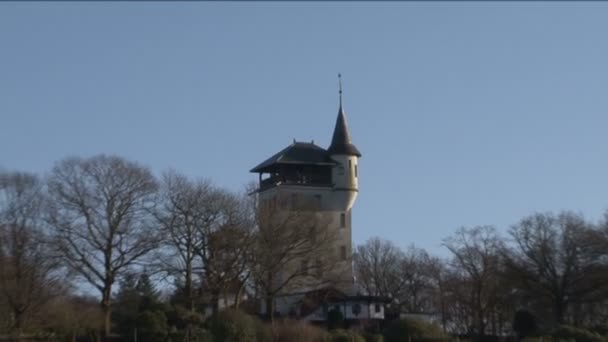 Nederland, Sprengenberg, Palthetoren — Stok video