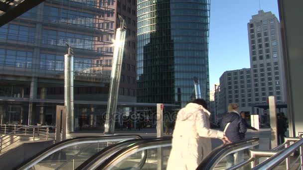 Potsdamer Platz traffic — Wideo stockowe