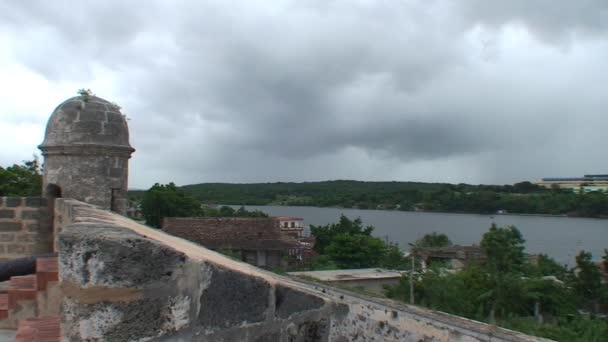 Cienfuegos, Castillo de Jagua — Video Stock