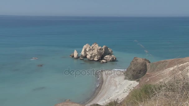 塞浦路斯，海边视图 — 图库视频影像
