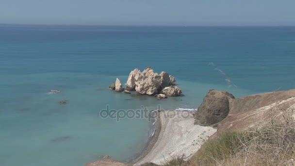 Кіпр, видом на море — стокове відео