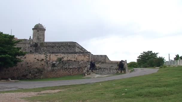 Cienfuegos, Castillo de Jagua — Stock video