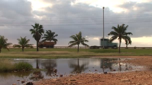 Nascer do sol incrível em Cuba — Vídeo de Stock