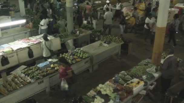 Filmación Surinam Mercado Paramaribo — Vídeos de Stock