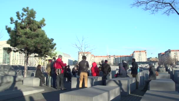 Berlin, Memorialul Holocaustului — Videoclip de stoc