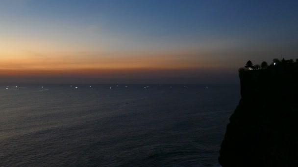 Increíble paisaje marino panorámico — Vídeo de stock