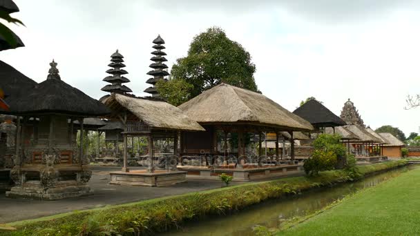 Beelden Sunrise Van Pura Ulun Danu Bratan Tempel Bali Indonesië — Stockvideo