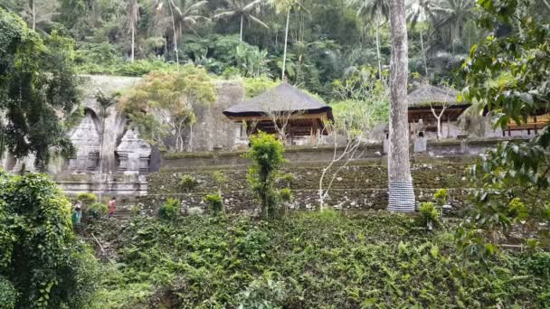 Gunung Kawi Templo Ubud Bali Indonesia — Vídeos de Stock