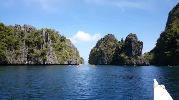 マニラ フィリピンのボートの旅 — ストック動画