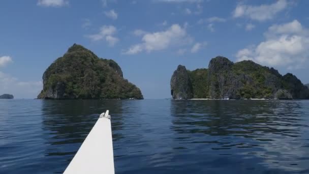 Islas Nido Vistas Desde Barco — Vídeo de stock