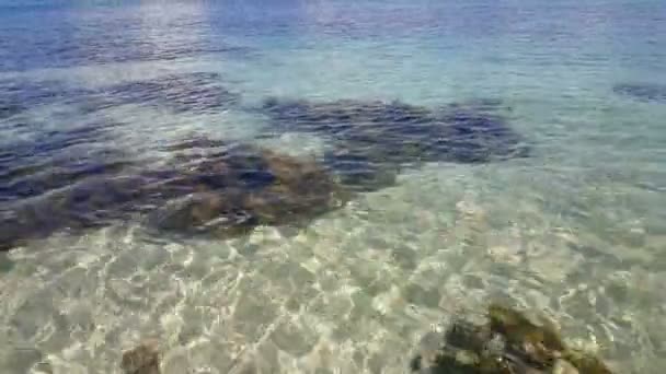 Дайвінг в Середземному морі — стокове відео