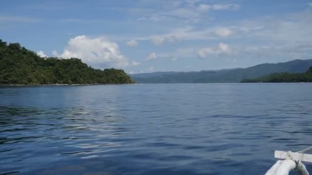 Nido Νησιά Δει Από Βάρκα — Αρχείο Βίντεο