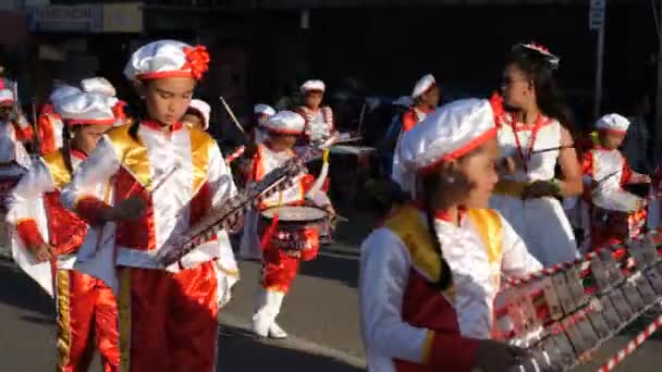 Карнавал Вулиці Манілі Philipinnes — стокове відео