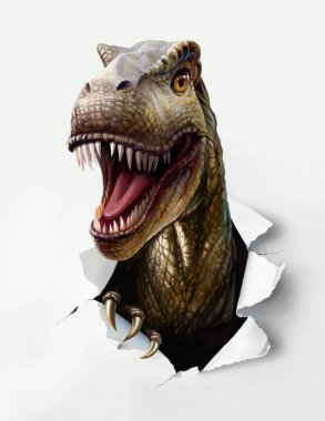  dinozor yakın çekim