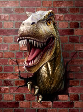  dinozor yakın çekim