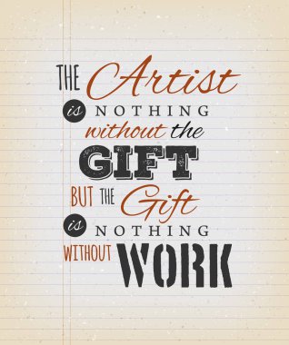 Kağıt arka plan ilham ve eski okul motive edici teklif