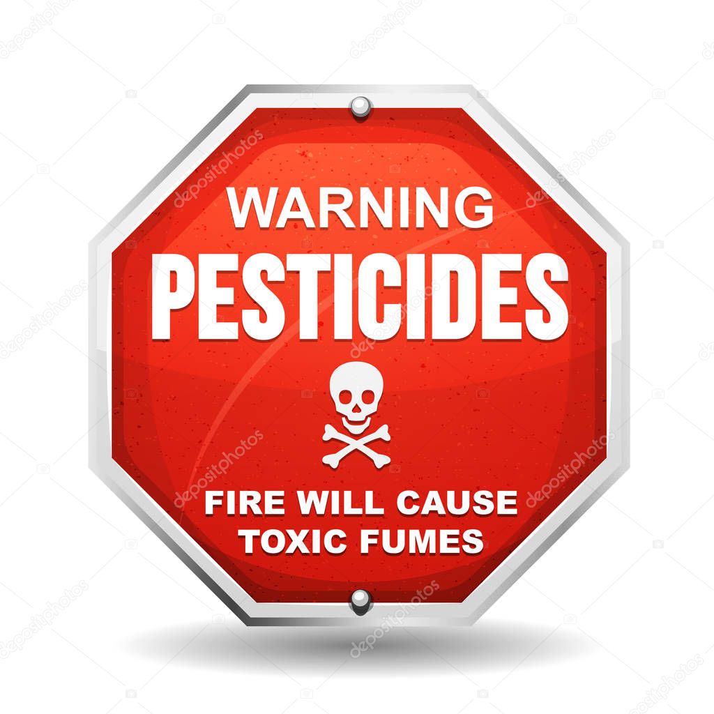 Warning Pesticide Danger