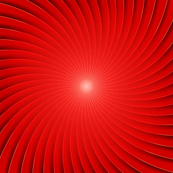 Latar belakang spiral merah abstrak - Stok Vektor