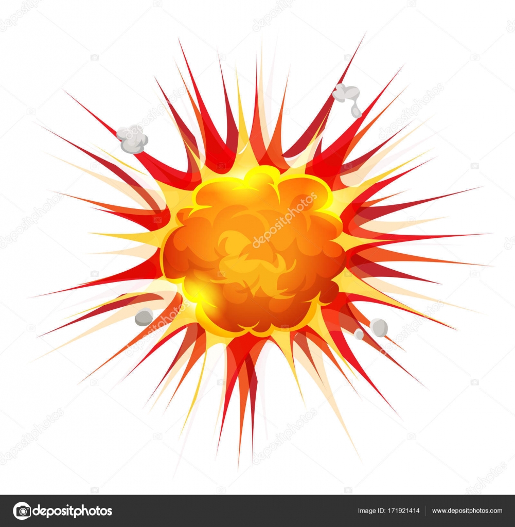 Comic Firebomb Explosion Stock Vector Image by ©benchyb 171921414