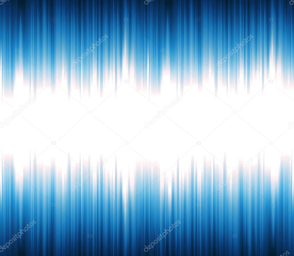 Abstract Sound Or Light Wave Oscillating