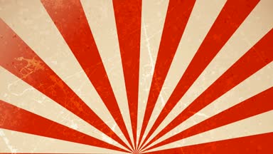 Sirk karnaval arka plan döndürme döngü / bir soyut vintage ve retro sirk animasyon arka plan, bir çizgili güneş ışınları ile döner