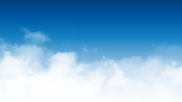 Time Lapse Heaven Clouds Loopable Looped Animação Elegante Fundo Céu — Vídeo de Stock