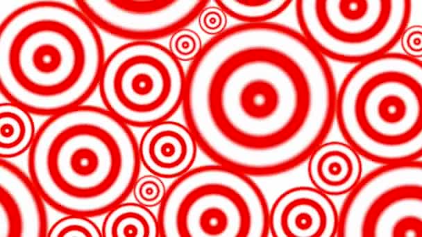 Cercles Hypnotiques Pour Fond Veejay Boucle Boucle Animation Fond Spirale — Video