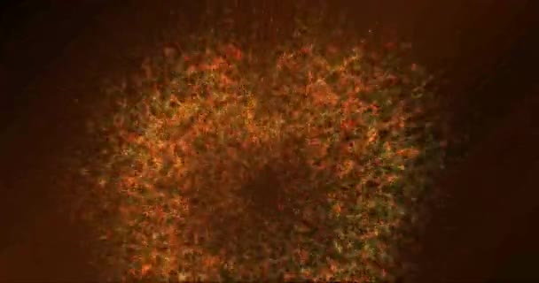 抽象爆炸的背景动画 动画与燃烧火焰和粒子背景的抽象火灾爆炸 — 图库视频影像