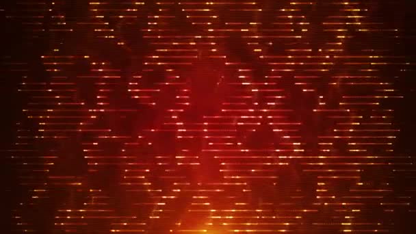 Abstract Fractal Technology Background Loop Animation Abstract Fractal Background Particles — Stock Video