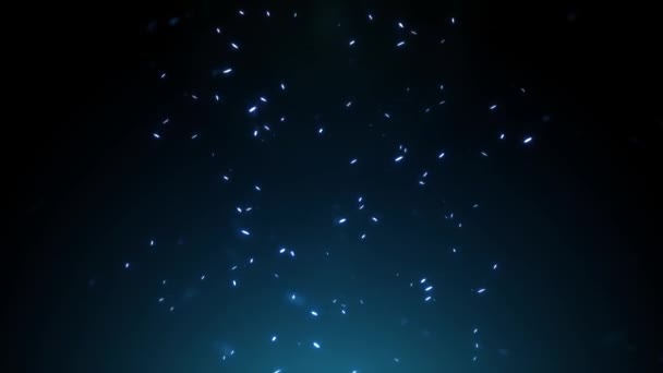 Soyut Parıldayan Işık Parçacıkları Arkaplanı Soyut Bir Arkaplan Canlandırması Yukarı — Stok video