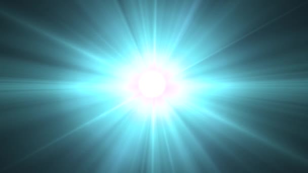 Heaven Light Optical Lens Flare Seamless Looping Animazione Uno Starburt — Video Stock