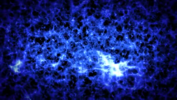 Resumen Olas de energía fractal Lazo de fondo — Vídeos de Stock