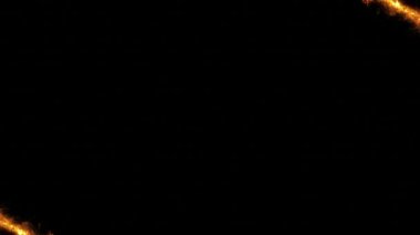 Sihirli Altın Parçacıklar / 4k animasyonlu Giriş Logosu Sihirli altın parçacıklar dönen ve kaybolan soyut bir arka plan