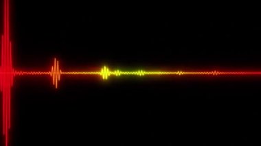 Vj döngüleri için gürültü grafik eşitleyici ile soyut bir arkaplan için Dijital Ses Spektrumu Eşitleyici Arkaplan Döngüsü / 4k canlandırması