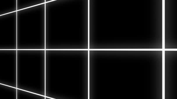 Abstract Minimal Grid Background Loop Animation Abstract Background Lines Grid — Stock Video