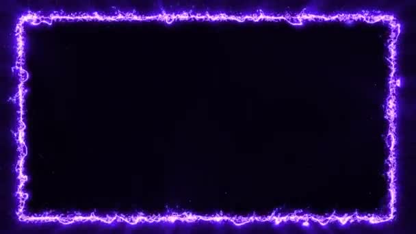アブストラクト エナジー フレーム背景パワー レーザー エネルギーを持つ抽象的背景フレームのループ 4Kアニメーションが輝き シームレスなループ — ストック動画