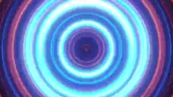Abstrakt Scifi Hyperspace Svart Hål Sömlös Loop Animation Fantastisk Fantasi — Stockvideo