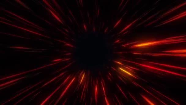 Abstract Scifi Vortex Naadloze Lus Animatie Van Een Fantastische Fantasie — Stockvideo
